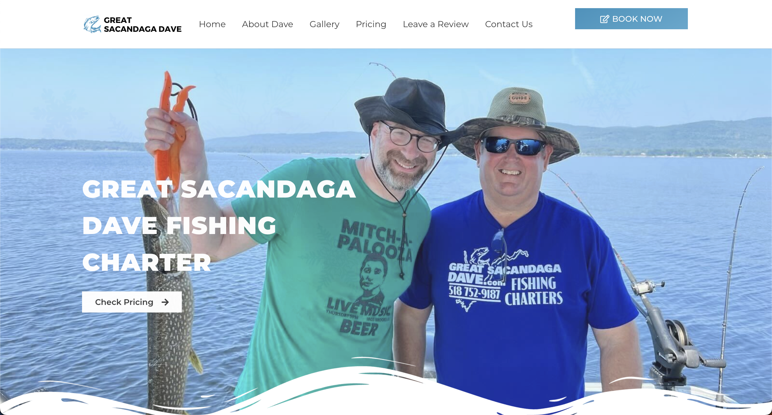 Great Sacandaga Dave website